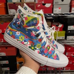 Converse Chuck Taylor All Star Pride Rainbow Print High Top Sneakers